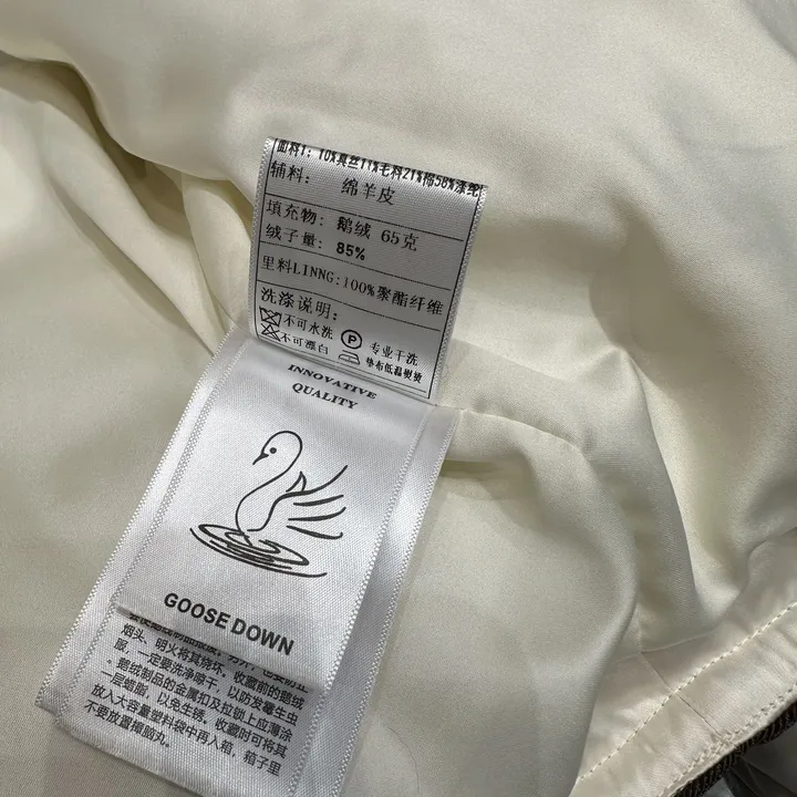 CELINE ダウンジャケット ノーカラー