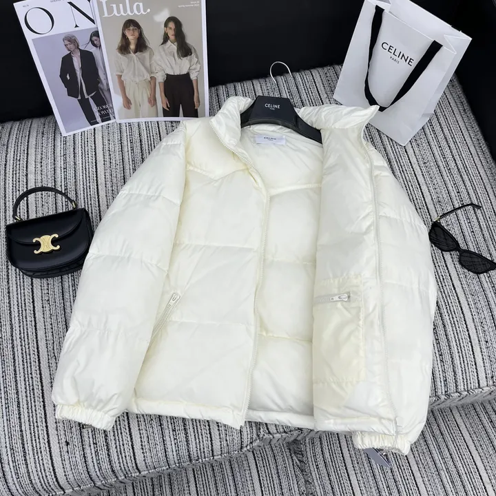 CELINE 白 ダウンジャケット