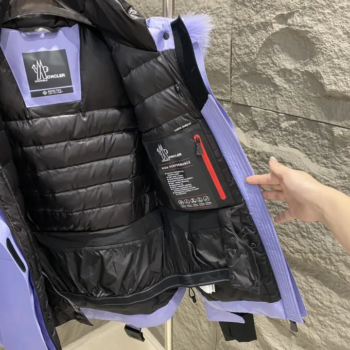 モンクレール スキージャケット パープル