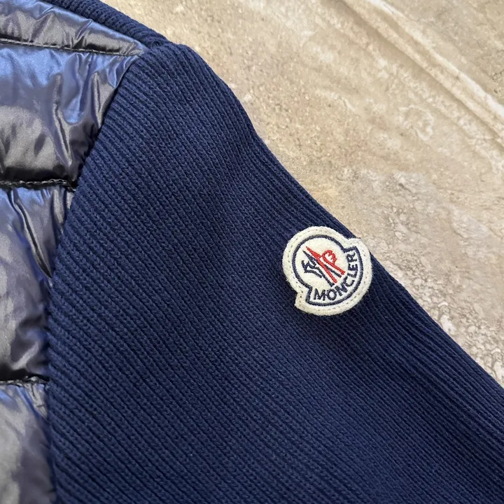 MONCLER ニット切り替え ダウン