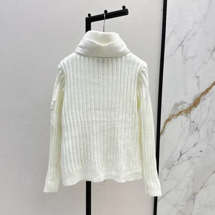 MONCLER ニット切り替え ダウンジャケット