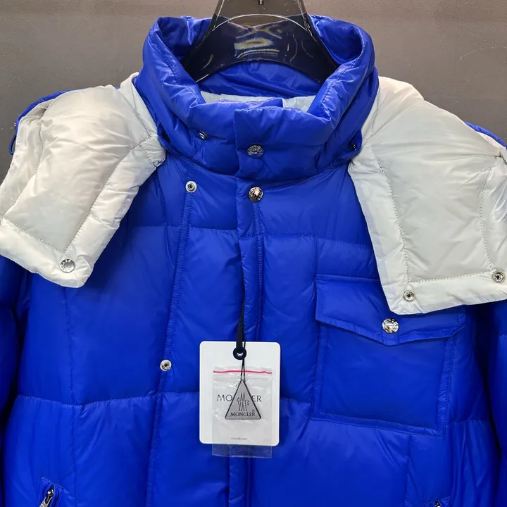 モンクレール ダウン ブルー