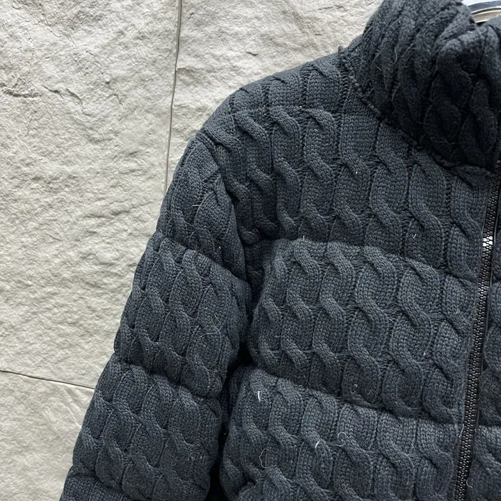 ハイブランド カシミヤニットダウンジャケット