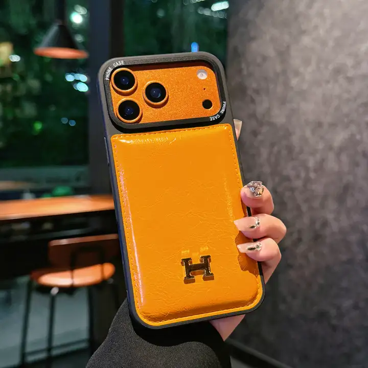 Hermes iphone17 pro maxケース オレンジ