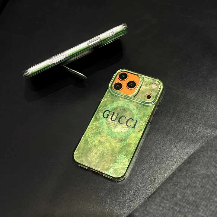 グッチ iphone17 proケース ハート スタンド