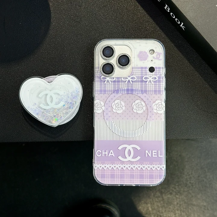 chanel iphone17 pro max保護ケース パープル 女子