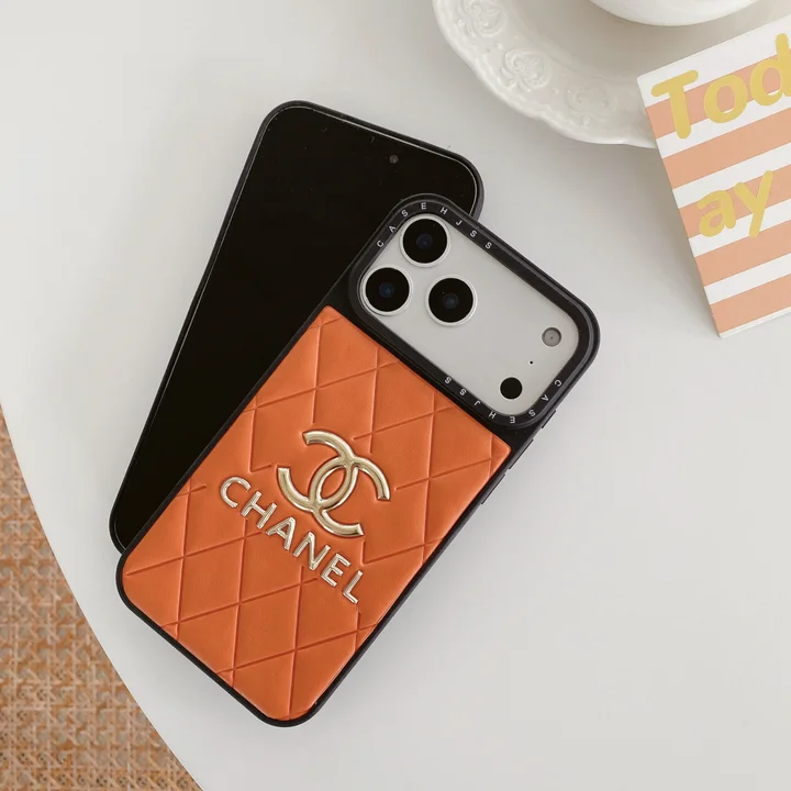 シャネル アイフォーン 17ケース マトラッセ レザー