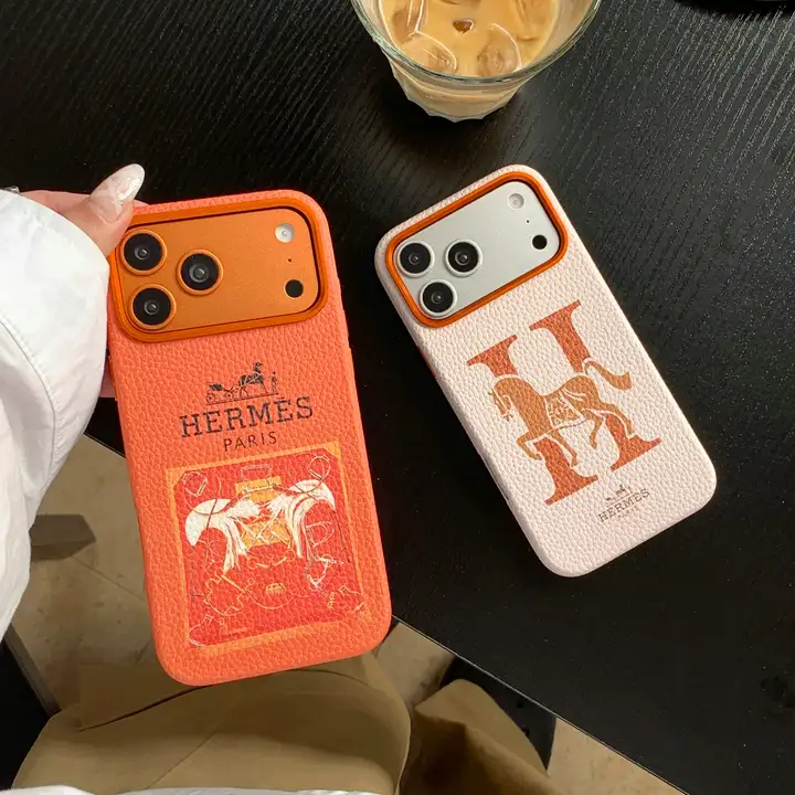 hermes iphone17ケース ライチテクスチャ