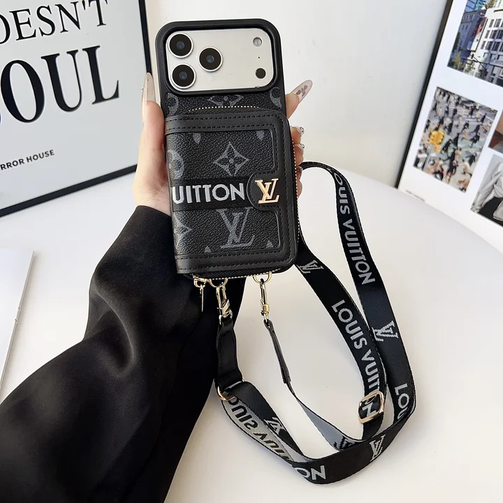 ルイヴィトンiphone17 pro maxケース 背面 ジップカードポケット