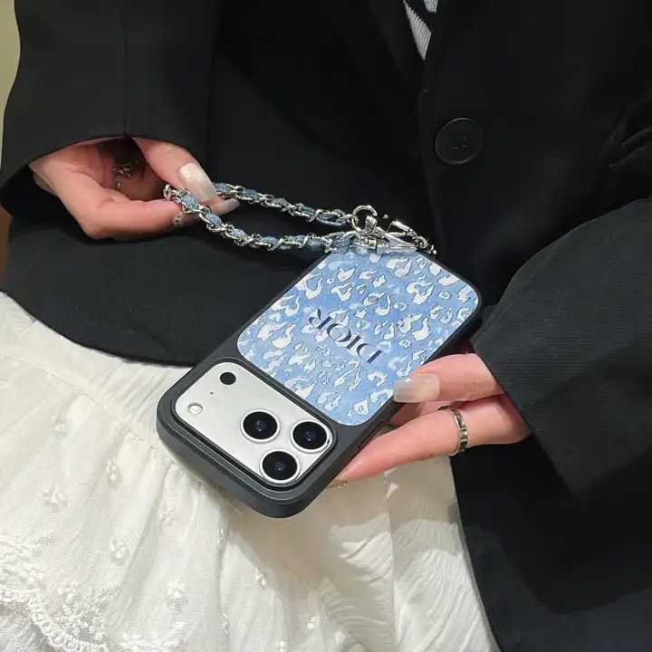 ディオール iphone17airケース チェーンストラップ