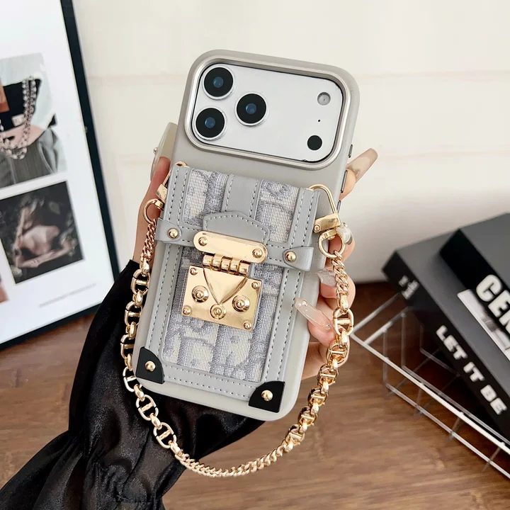 ディオール アイフォーン 17 pro maxケース ロックボタン カード収納