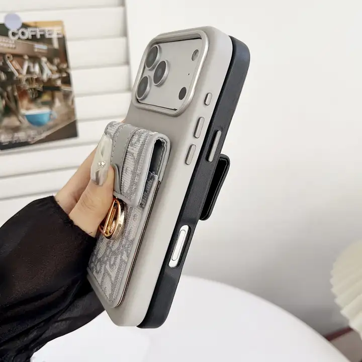 Dior ジャカード iphone17 proケース カード入れ