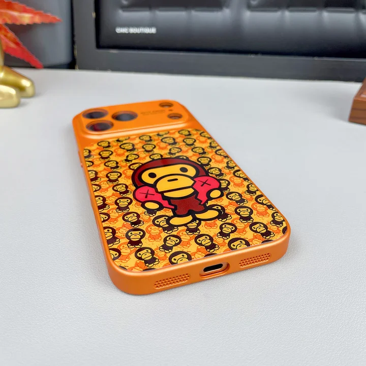 エイプiphone17 pro maxケース オレンジ