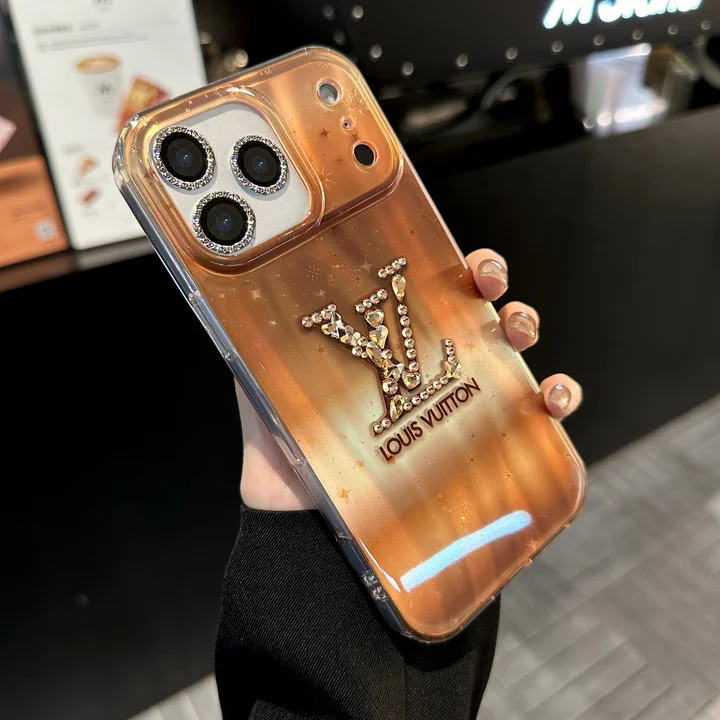 ヴィトン iphone17promax携帯ケースラインストーン付き