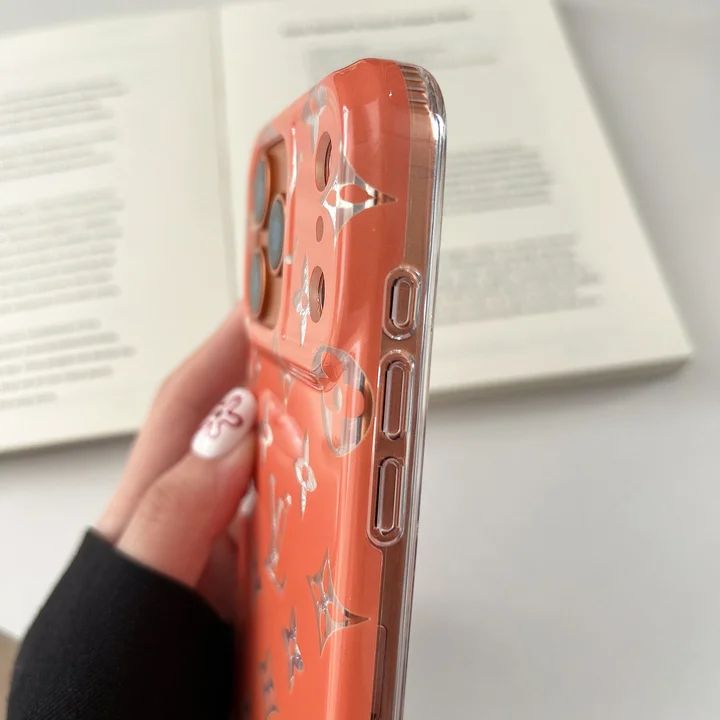 ルイヴィトン iphone17promax ケース オレンジ