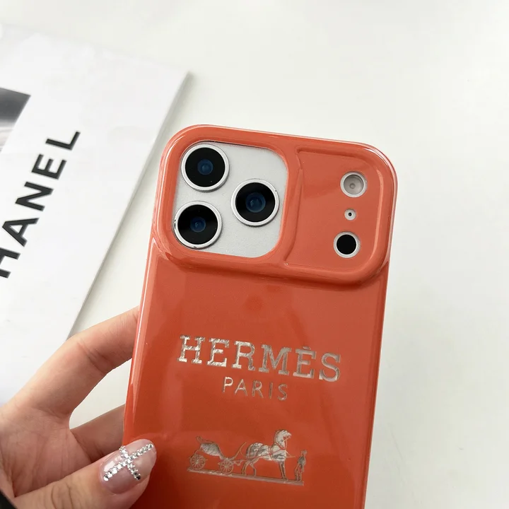 Hermes ロゴプリントiphone17 proケース