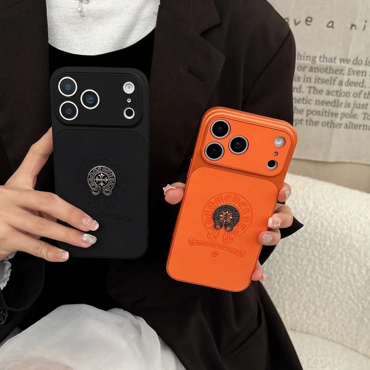 chrome hearts iphone17 ケース 高级 レザー