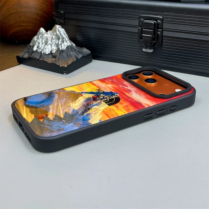 ノースフェイス アイホン17カバー ガラス