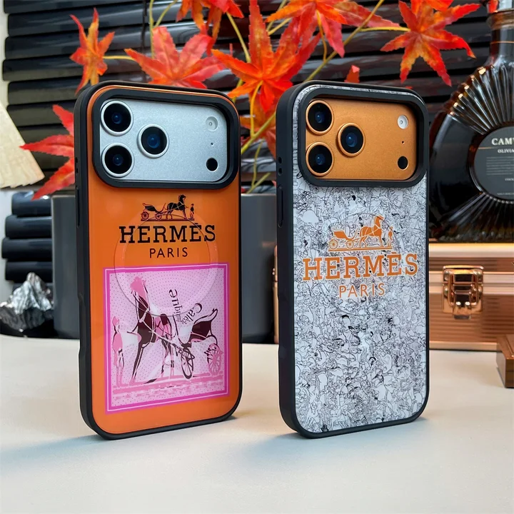 hermes iphone17promaxカバー 大人 可愛い