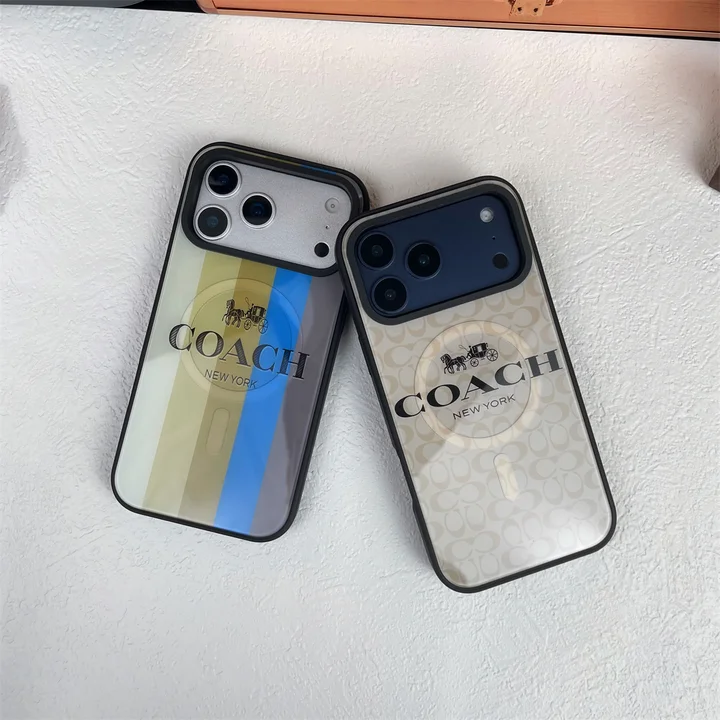 coach iphone17 pro maxケース ワイヤレス充電対応
