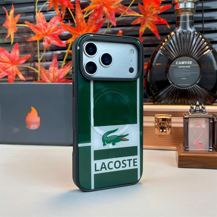 LACOSTE iphone17 pro max携帯ケース ワニ柄