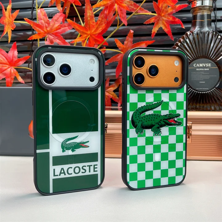 ラコステiphone17proケース マグネット