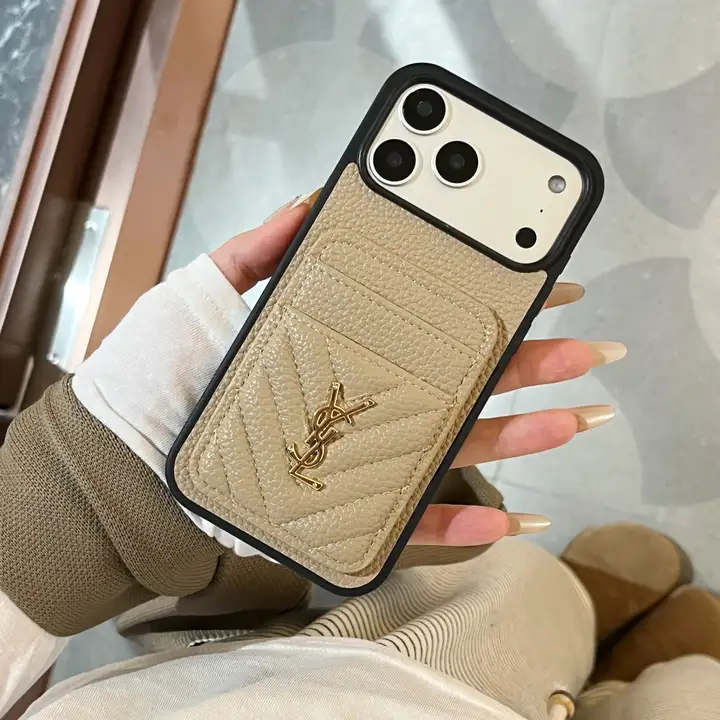 ysl iphone17 pro maxケース キルティング