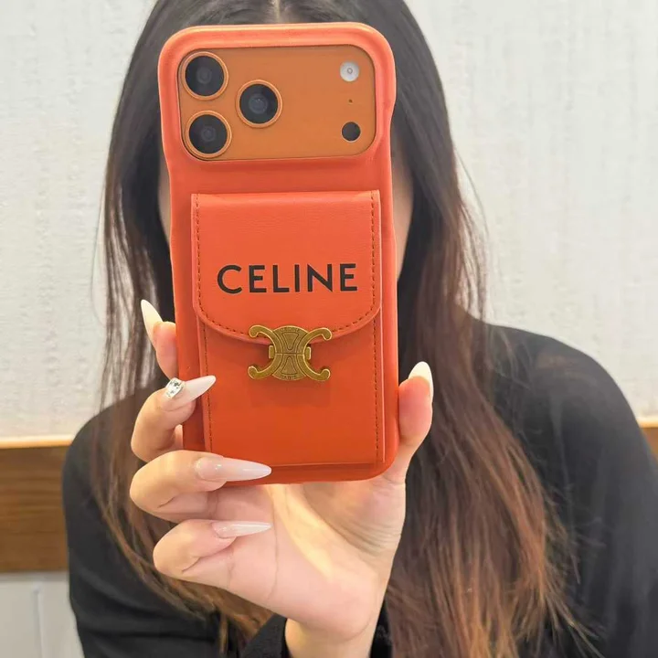 celine iphone17ケース 背面 収納