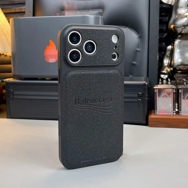 バレンシアガ iphone17ケース PUレザー