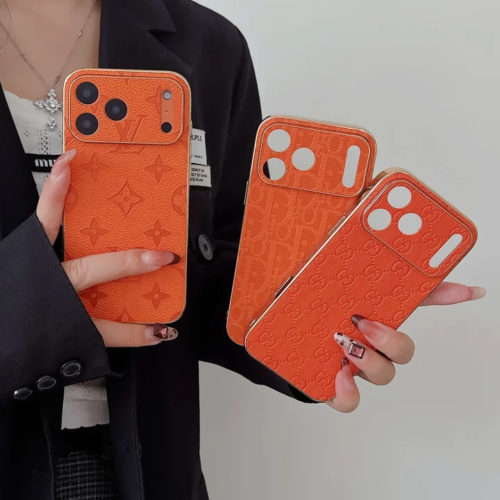 chanel iphone17ケース オレンジ