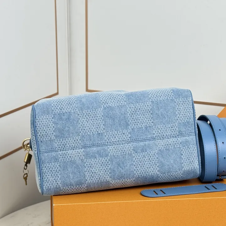 ルイヴィトン ダミエ・デニム ボストンバッグ