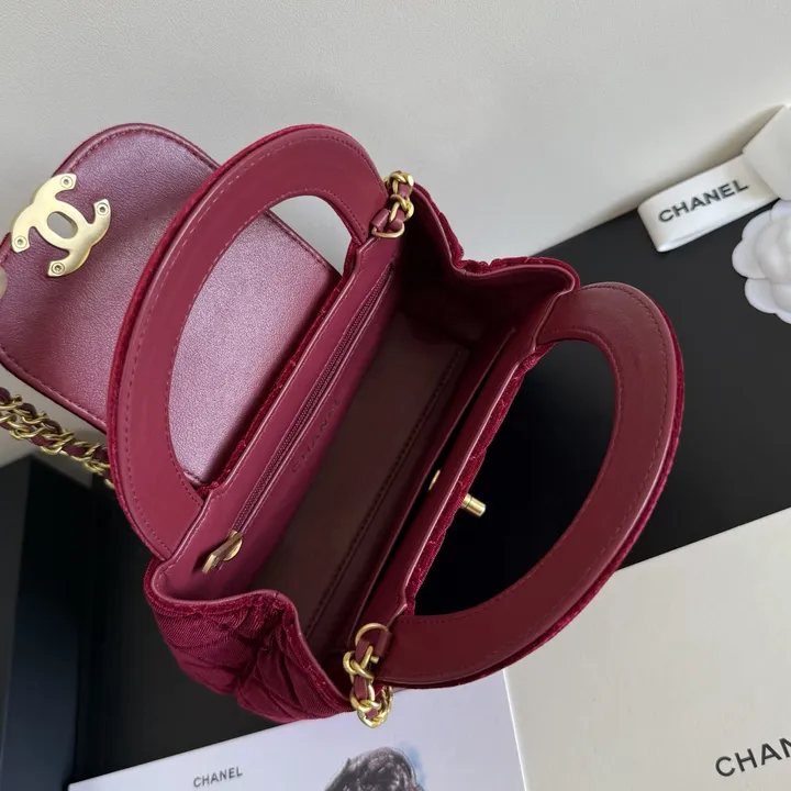 シャネル ベルベット 2wayバッグ