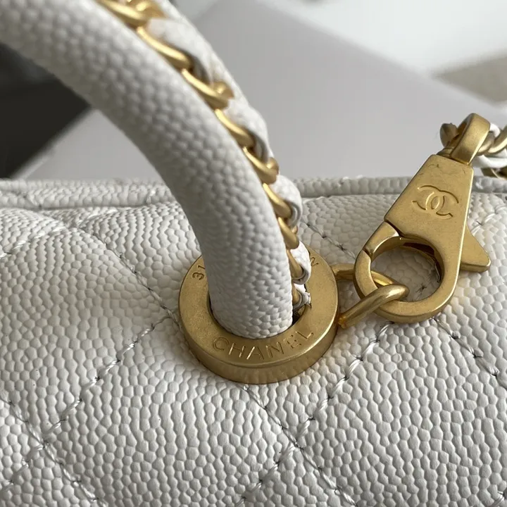 chanel ハンドル ハンドバッグ
