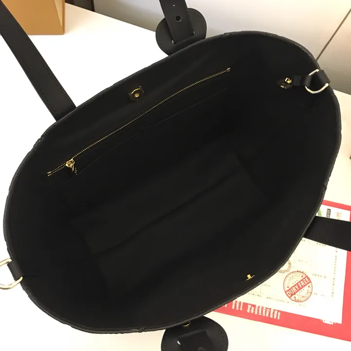 LOUIS VUITTON モノグラム・アンプラントトートバッグ ブラック