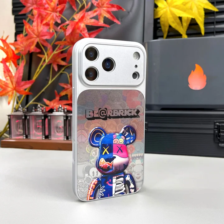 bearbrick iphone17 proケース 大きいカメラ窓