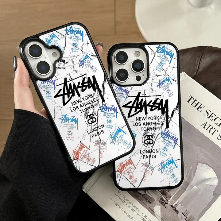 ステューシー iphone17 pro maxケース 個性 シグネチャー