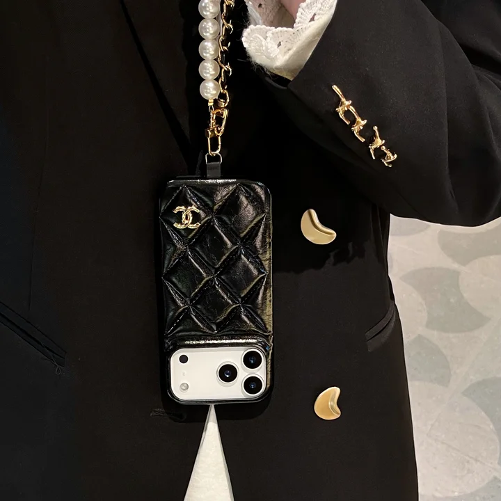 シャネル iphone17 proケース マトラッセ レザー