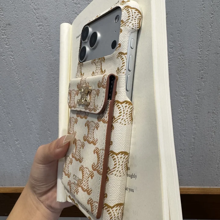 Celine iphone17 17pro 携帯ケース トリオンフ キャンバス カード入れ 薄型 耐衝撃 ブランド 通販
