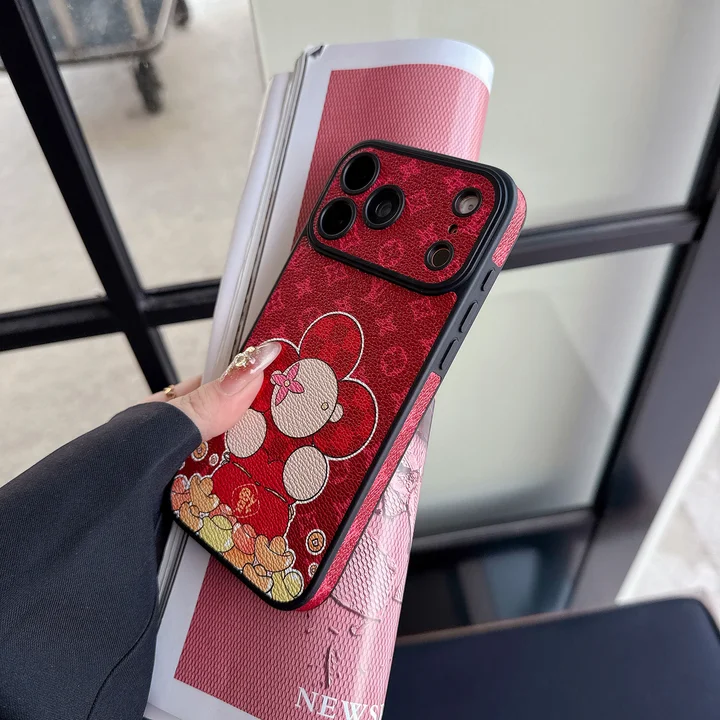 ルイビトン iphone17ケース レッド