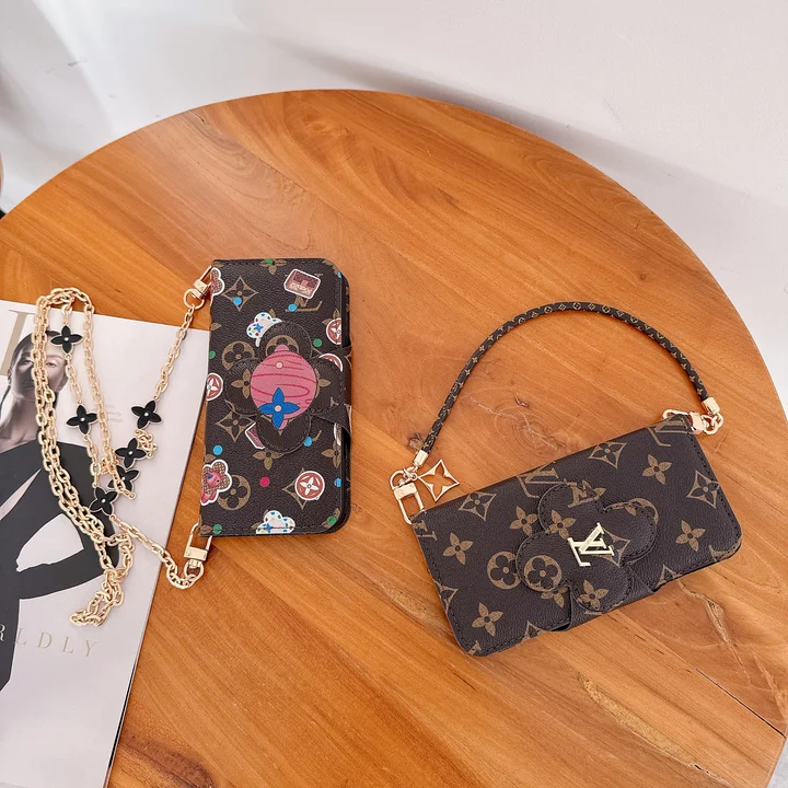 ルイヴィトン iphone17 17 pro max ケース 手帳型 手提げ ストラップ付き ミニバッグ 女性向け iphone16 16pro 携帯ケース 折りたたみ 手帳 小銭入れ モノグラム レザー