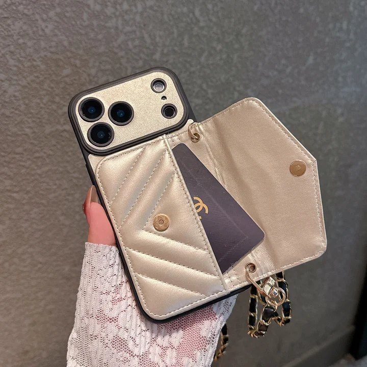 イヴサンローランiphone17 proケース 背面 カード収納