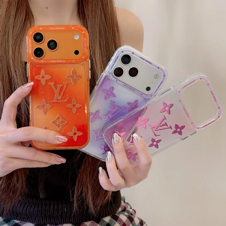 vuitton グリッターiphone17携帯ケース