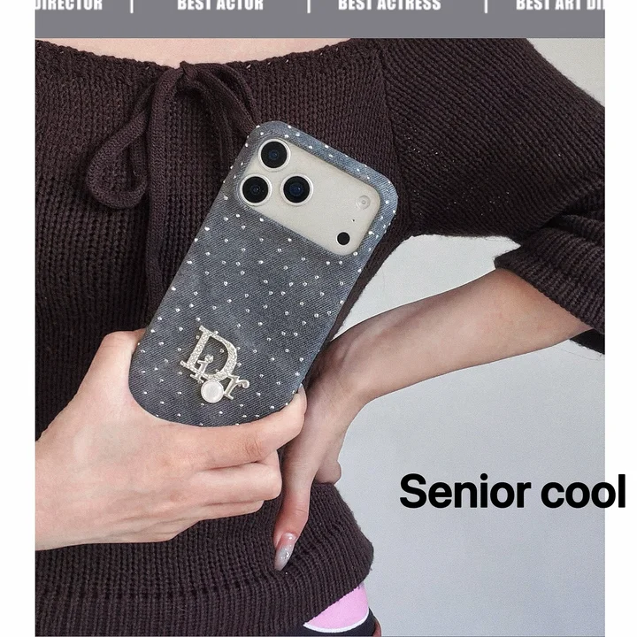 Dior iphone17 proスマホケース ダイヤモンド柄