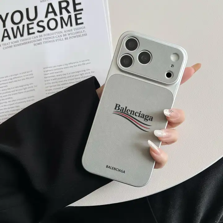 バレンシアガ ロゴ iphone17 pro maxケース