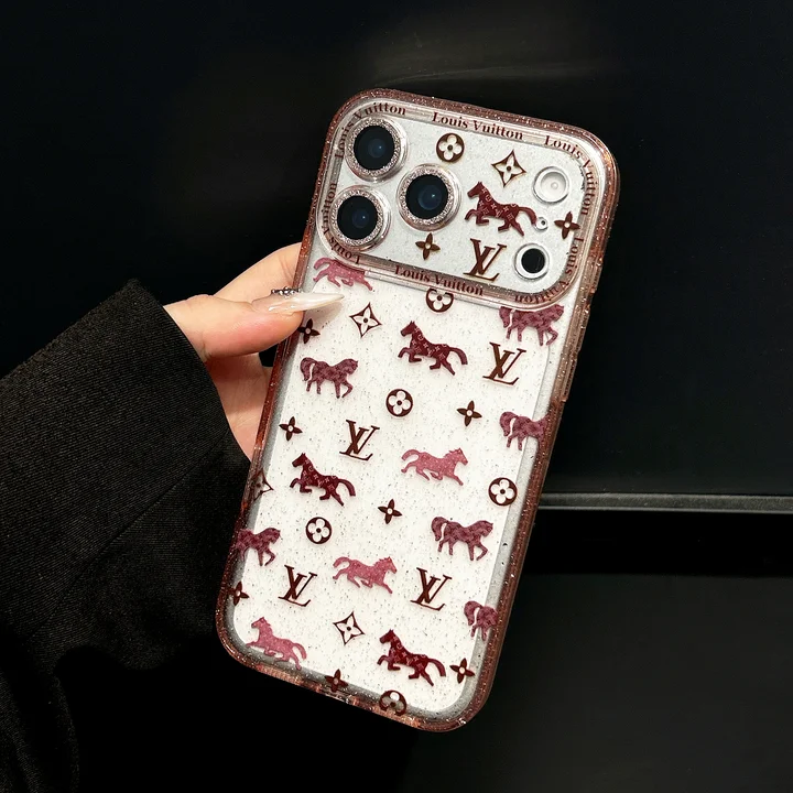 キラキラ lv iphone17 proケース 馬