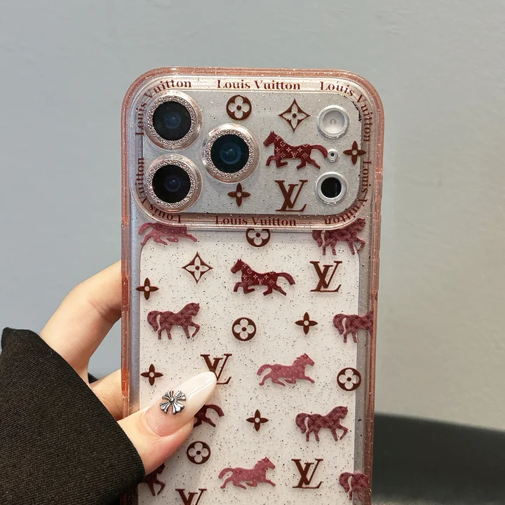 キラキラ lv iphone17 proケース 馬