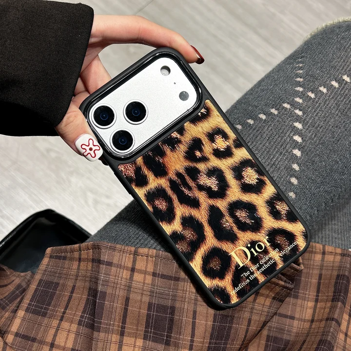 Dior iphone17 proケース ヒョウ柄