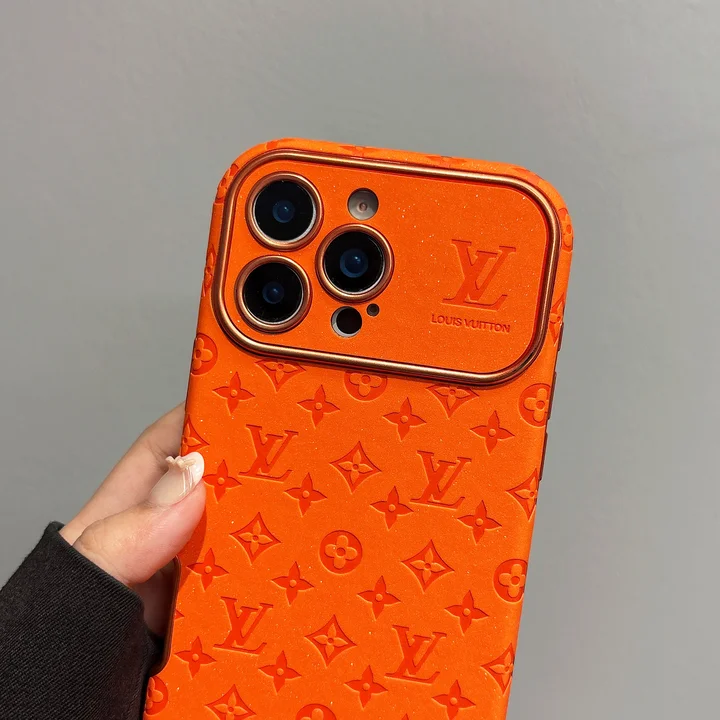 Vuitton オレンジ iphone17proケース