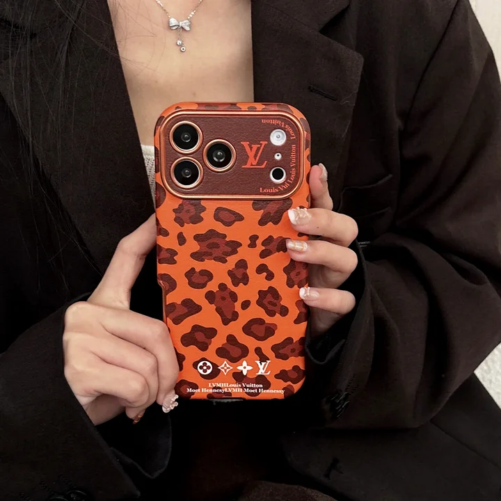 ルイヴィトン風 ヒョウ柄 iphone17ケース