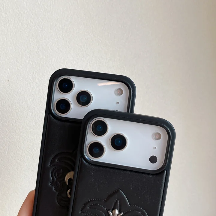 chrome hearts iphone17 proケース 花柄 可愛い